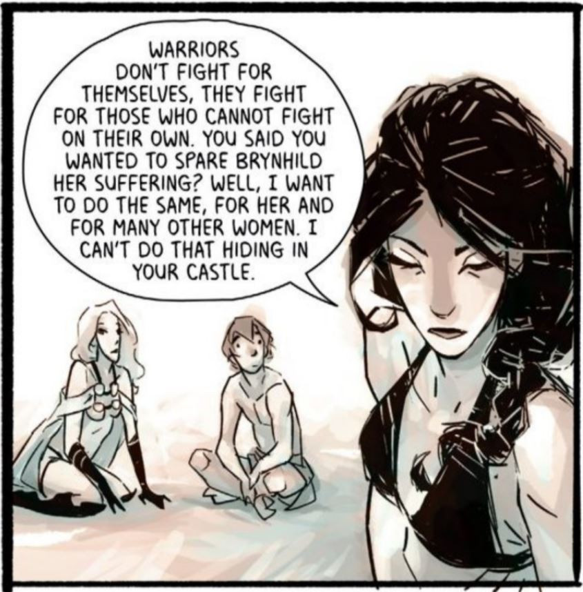Aydis refuses the help of the goddess of love