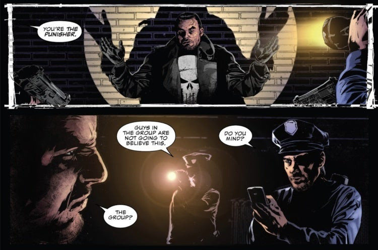 From Punisher #13 (2019) Words by Matthew Rosenberg, Art by Szymon Kudranski (c) Marvel Comics