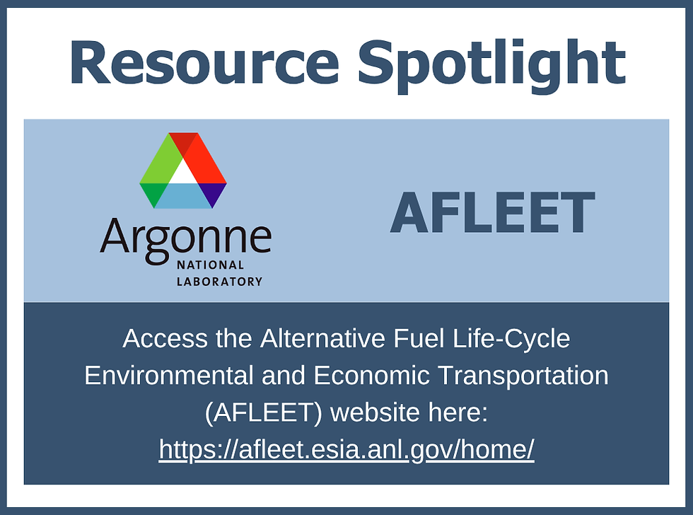 Resource Spotlight: AFLEET