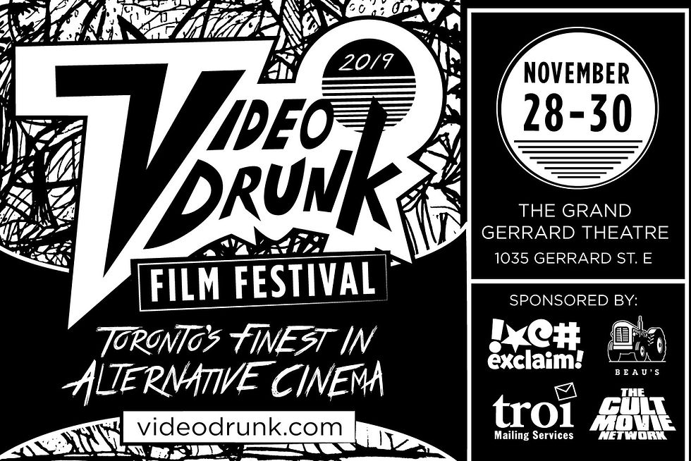 Videodrunk Film Festival 2019 Venue Billboard