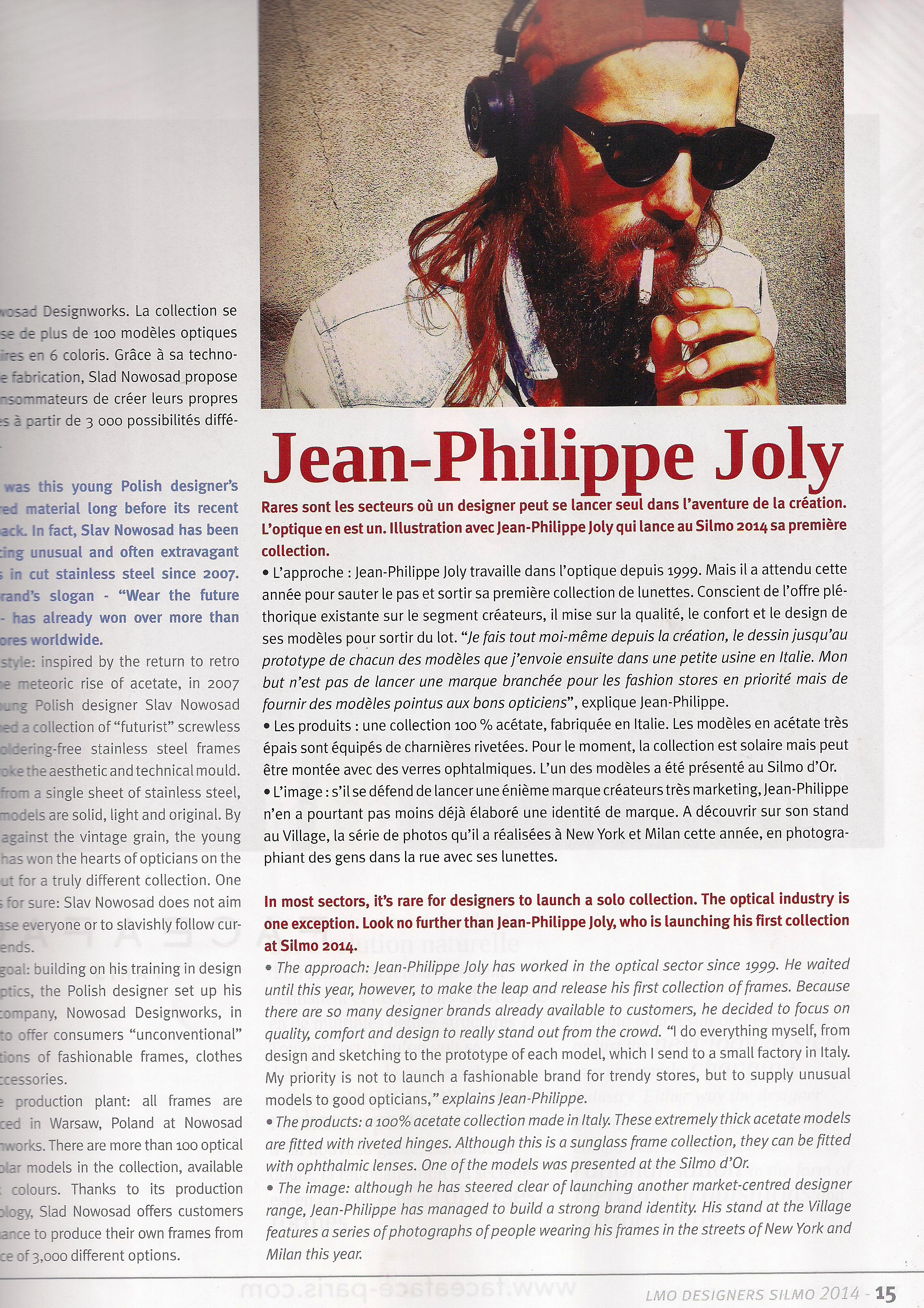 PRESS JEAN PHILIPPE JOLY PRESS