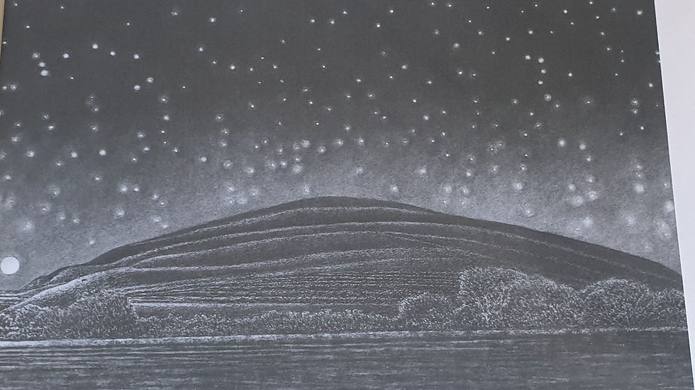 Thumbnail: Charcoal on paper Cards by Rob Pountney 14.5 x 21cm