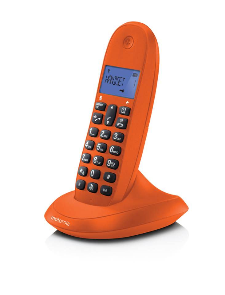 Thumbnail: Motorola Cordless Phone C1001LB+ (Blue and Orange)