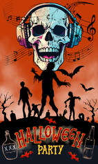 Halloween Party Poster Design