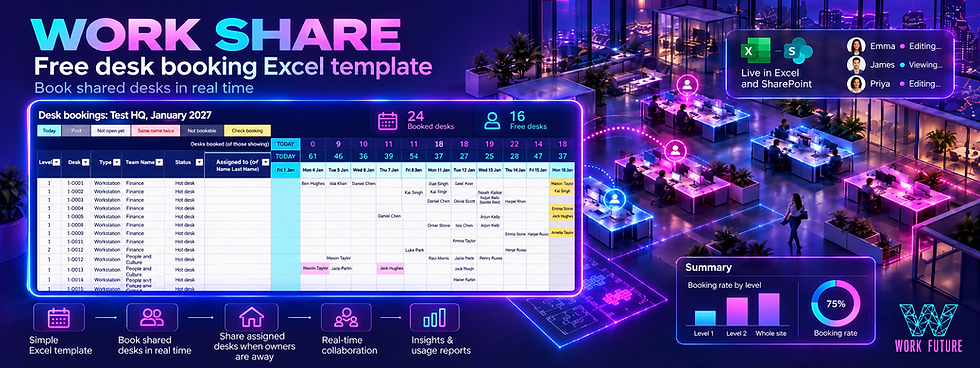 Using Excel for Desk Booking: When a Spreadsheet Can Work