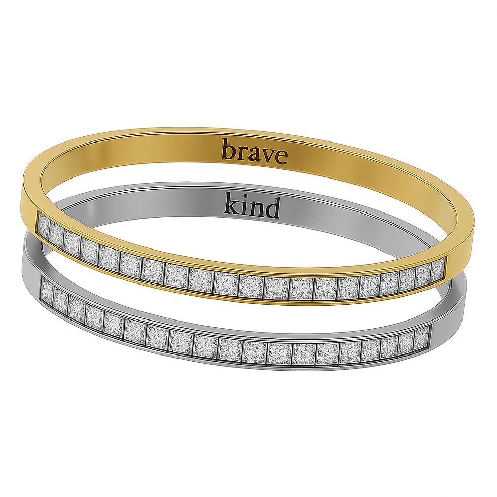 Thumbnail: Glimmer Grace™ Bangle Set