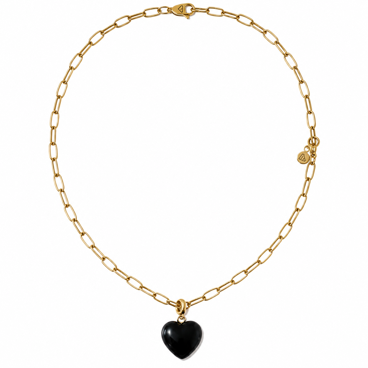 Heart Paperclip Necklace