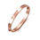 Thumbnail: Elegant Stackable Thicker  Bangle Bracelet