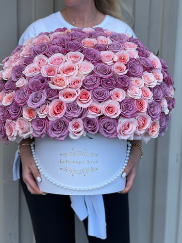 Lavender and Pink Mix of Roses | Le Boutique Royal