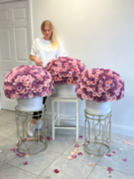 Pink And Purple 100 Roses