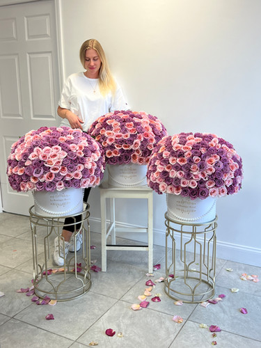 Lavender and Pink Mix of Roses | Le Boutique Royal