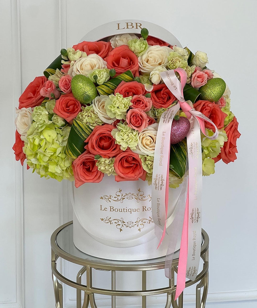 Orange and Green Flowers