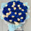 Thumbnail: Long Stem Blue and White  Rose Bouquet