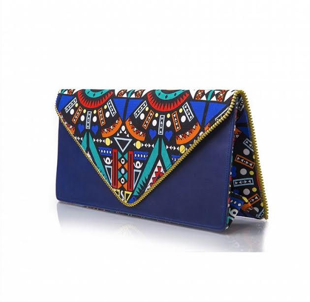 Nuna Couture Ancient Print Clutch Bag