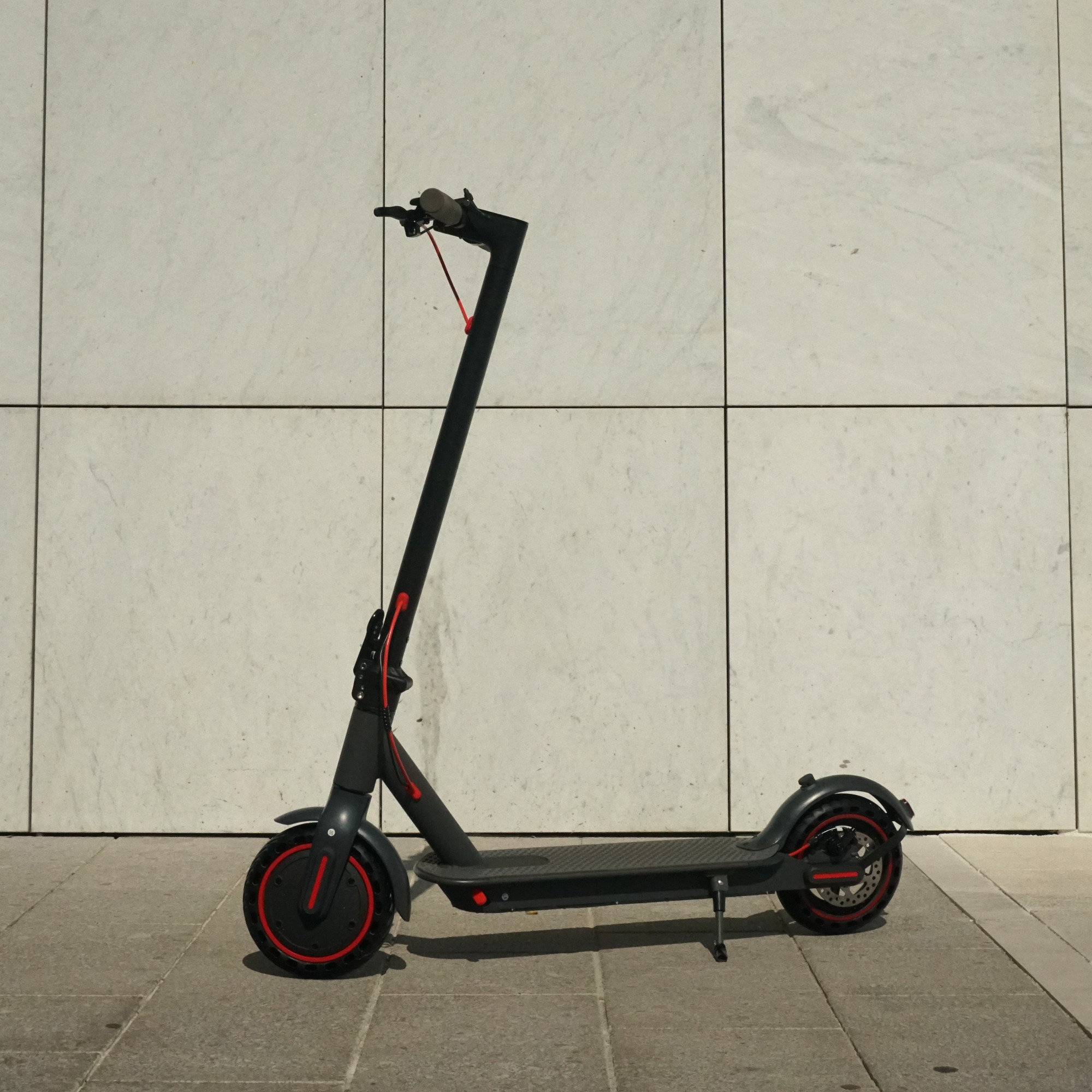 Black adult electric scooter