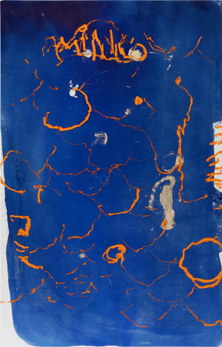 N°41. 94 x 146 cm. Pigments & oil on cotton