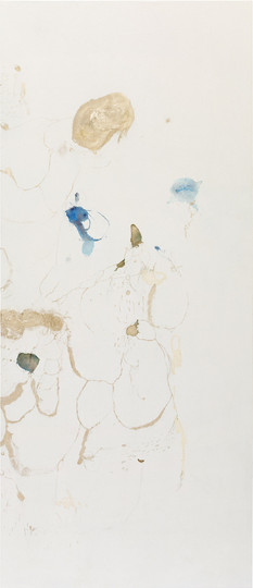 n°51. 85 x 200 cm. Pigments, pencil & gold on cotton