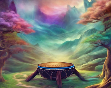 Reiki drumming healing Landscape