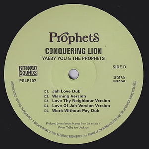 The Abyssinians - Arise (label)