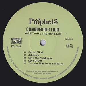 The Abyssinians - Arise (label)