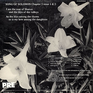 The Abyssinians - Arise (back cover)