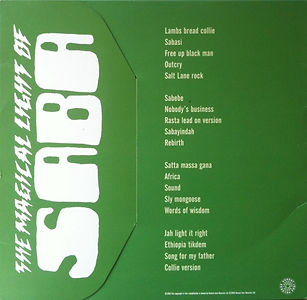The Abyssinians - Arise (back cover)