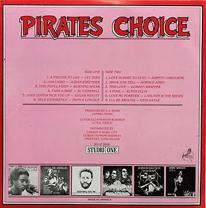 Various Artists - Pirates Choice (back c