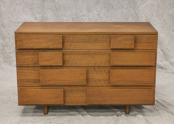 Gio Ponti design for Singer, mid-century modern 4-drawer chest of drawers