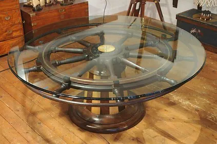 Nautical Upcycling 4 Ship Wheel Decor Ideas William Bunch Nautical Upcycling 4 Ship Wheel Decor Ideas