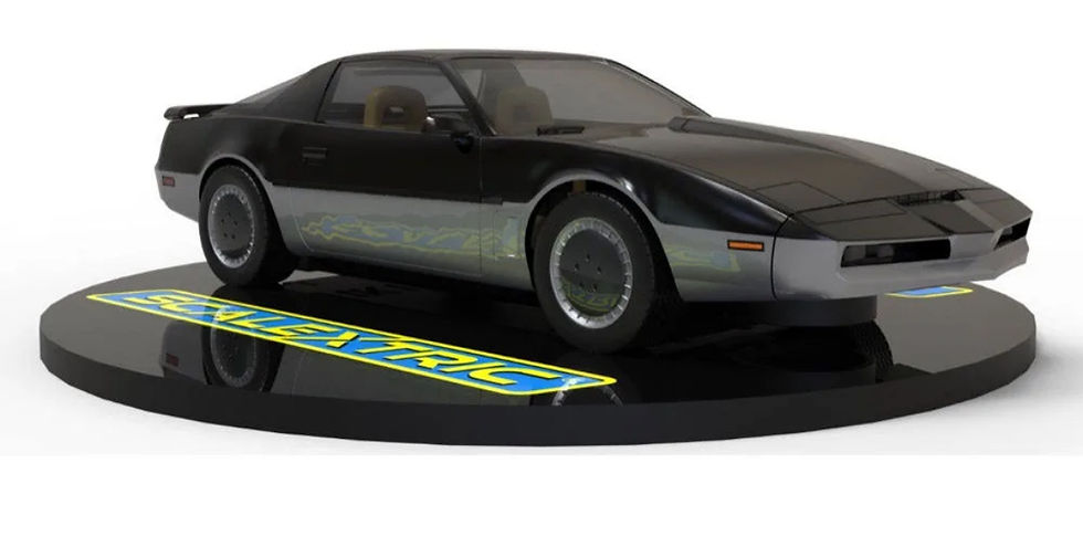 Thumbnail: Scalextric C4296 Knight Rider K.A.R.R. Slot Car brand New in case working lights