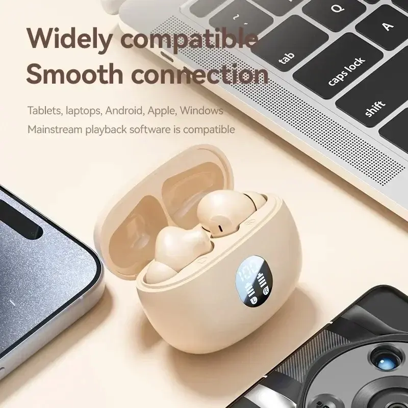 Thumbnail: S510 Bluetooth  Wireless Touch Control Headphones HiFI Stereo Waterproof Earphon
