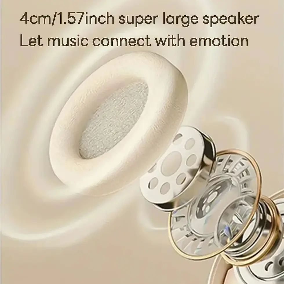 Thumbnail: Bluetooth 5.3 Headsets Gaming Headphones Dual Mode Wireless Earphones Foldable N