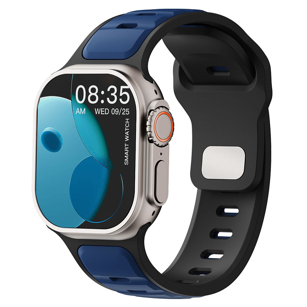 Miniatura: For Iwatch Series 11 10 9 8 7 6 5 4 SE3 Ultra 1 2 Silicone Strap Sports Band for