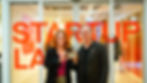 Amber Case, Founder, Calm Tech Institute, and Thomas Ramberg, Founder & CEO, Dory Sign at Oslo Startup Week after Calm Tech Café.Â