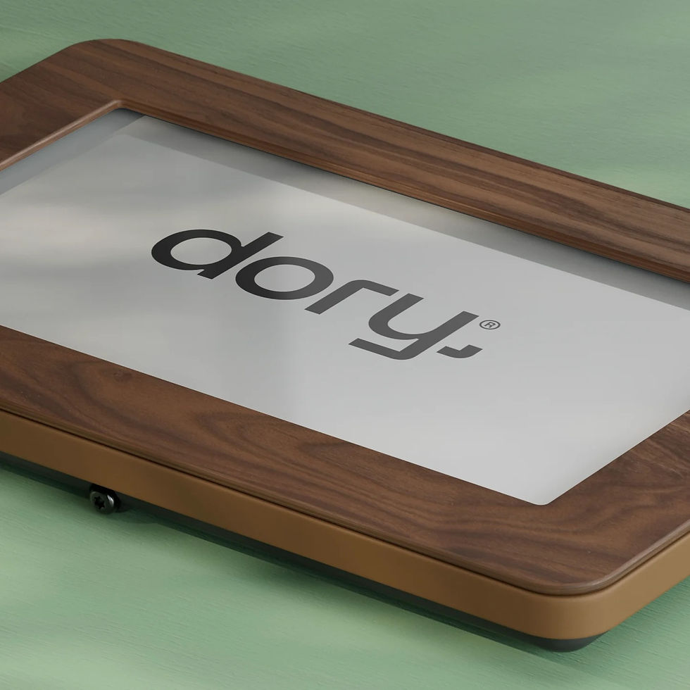 Dory’s E Ink sign with configurable display and 15 year battery life.