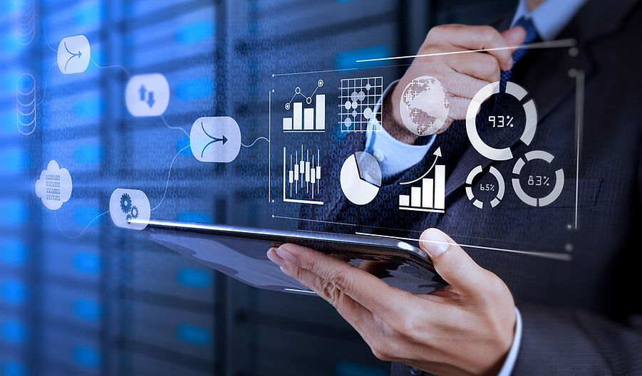 image of technology and graphs