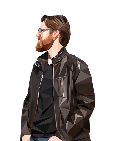 Polygon Portrait - me (empty background)