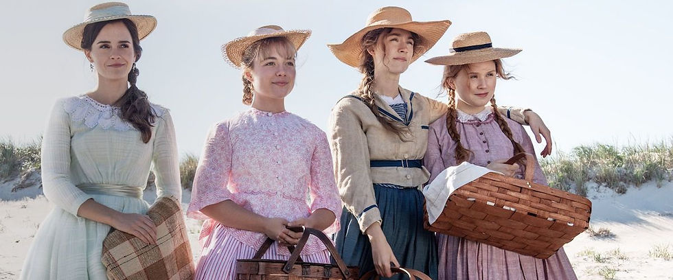 The March sisters, from left to right: Meg (Emma Watson), Amy (Florence Pugh), Jo (Saoirse Ronan), and Beth (Eliza Scanlen). (Sony/Columbia)