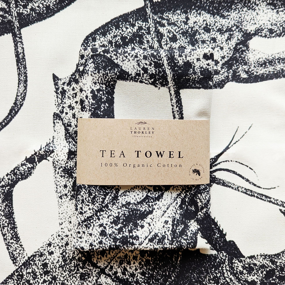 Thumbnail: Organic Cotton Lobster Tea Towel