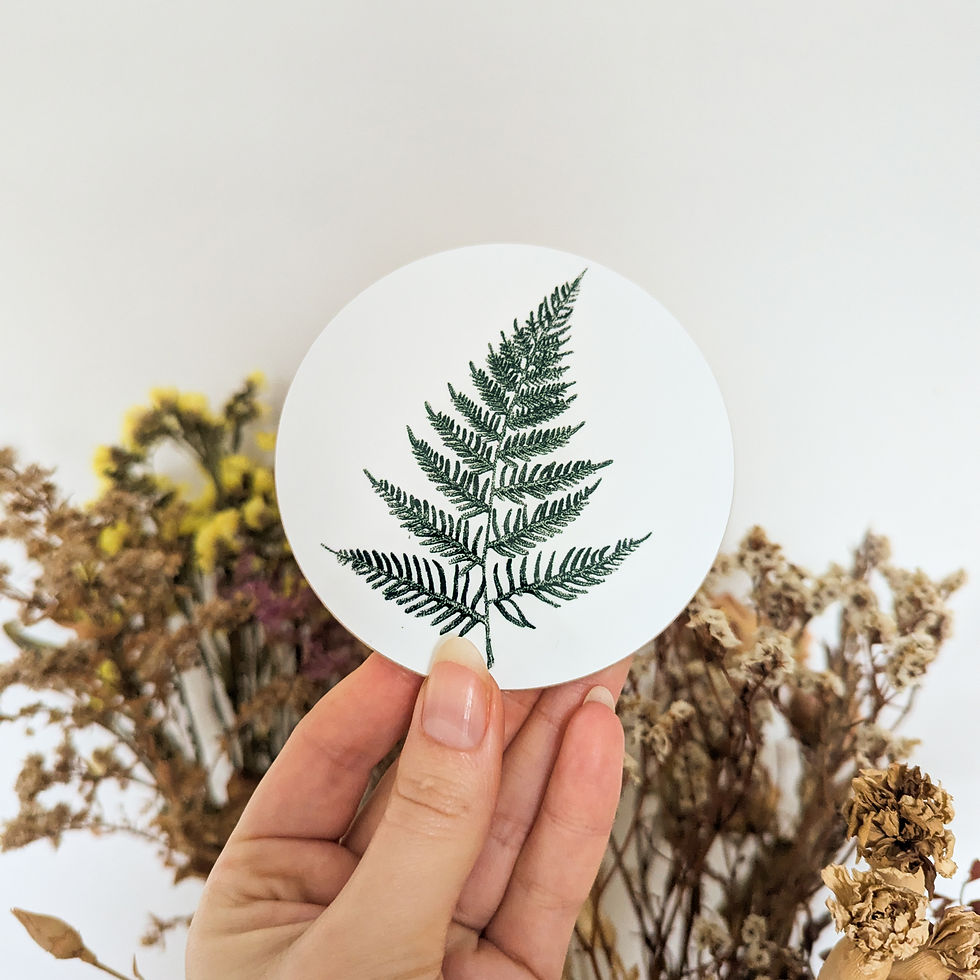 Thumbnail: Set of 4 Woodland Illustrated Coasters