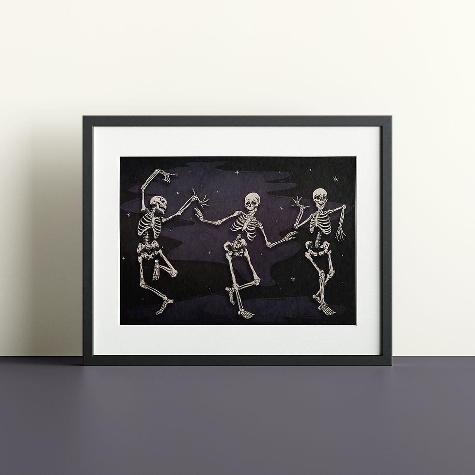 Thumbnail: Boneshaker Illustration Art Print