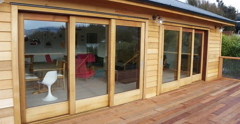 Large Bi-Folding Exterior Doors