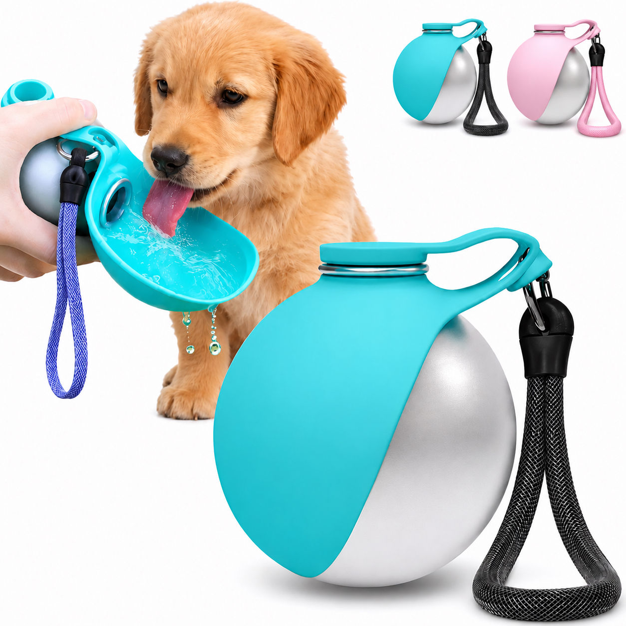 Foldable Dog Water Bottle