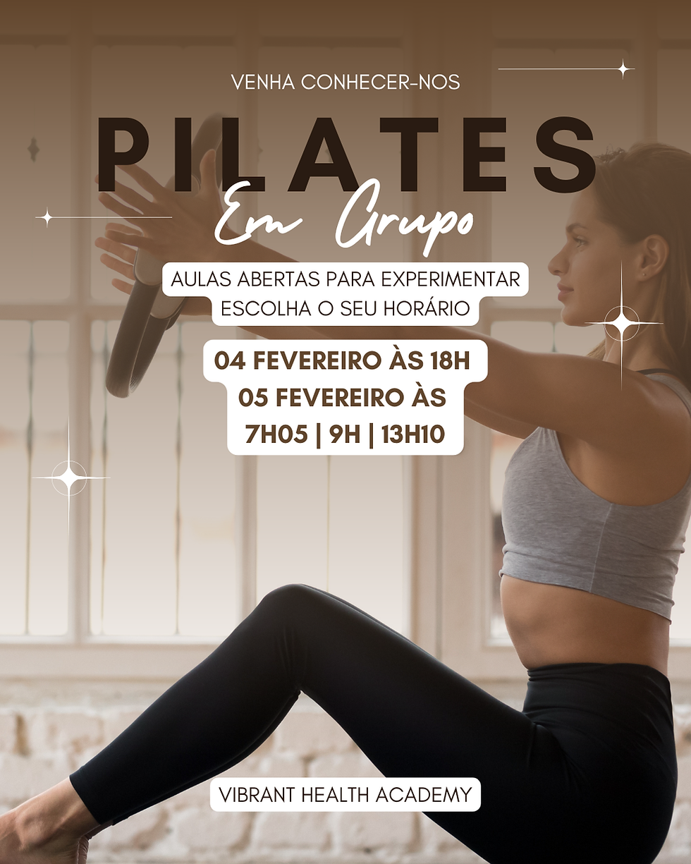 Aula Aberta _ Pilates - Vários Horários