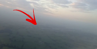 Watch: Unexplained 'UFO' sighting in the skies above Manchester during takeoff from city'