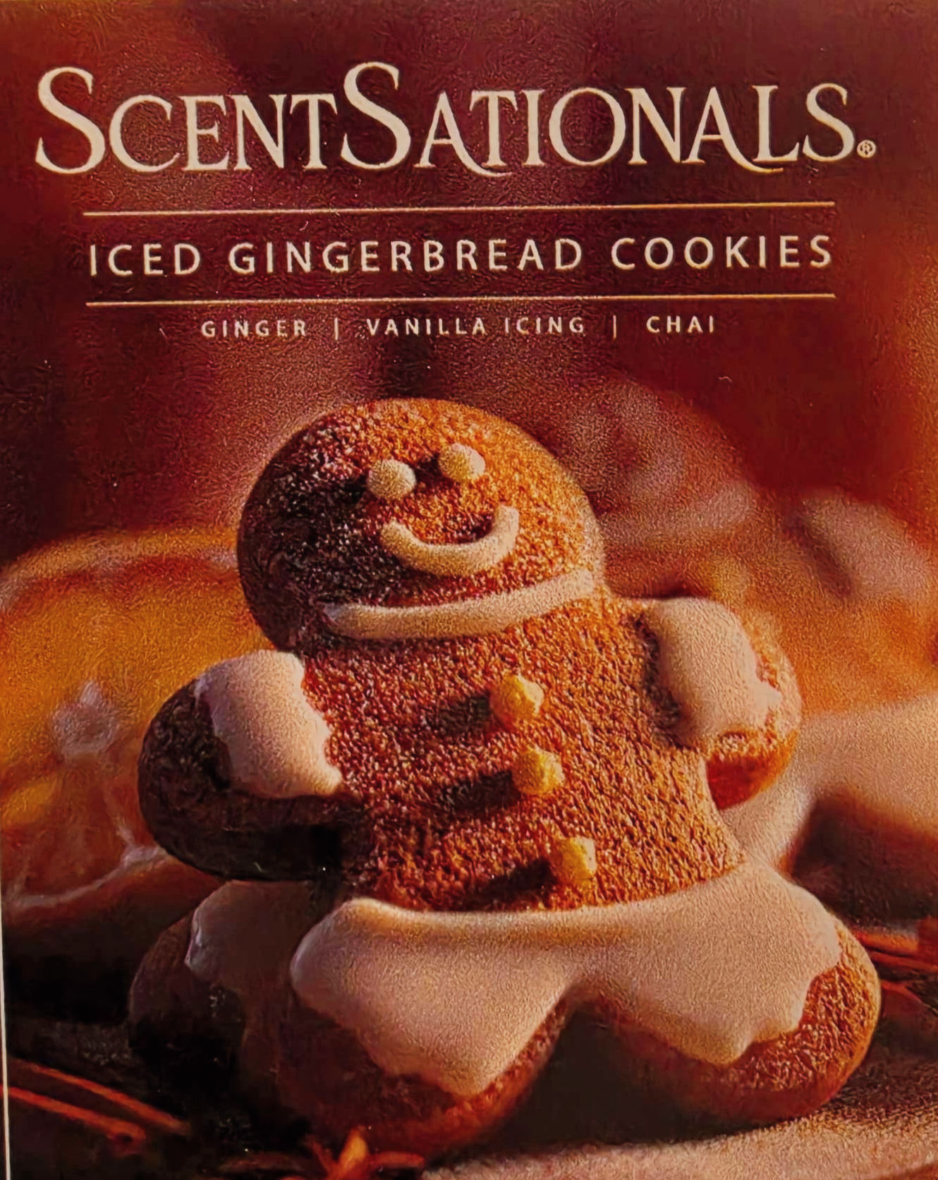 Iced Gingerbread Cookies USA Wax Addicts Scentsationals Wax Crumble Pot