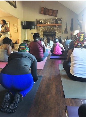 Black girls do yoga