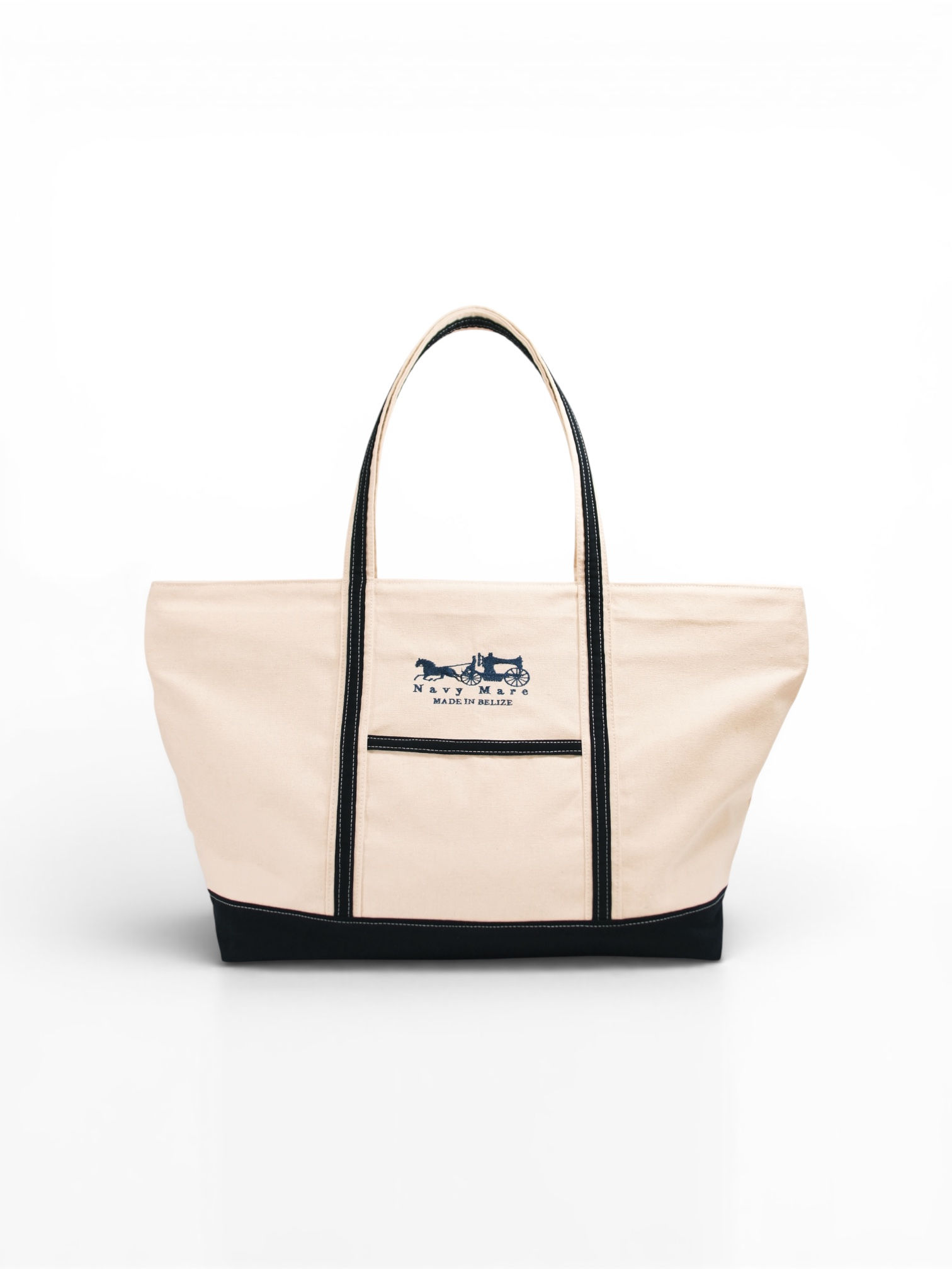 The Large Beach Tote * Zipper Top