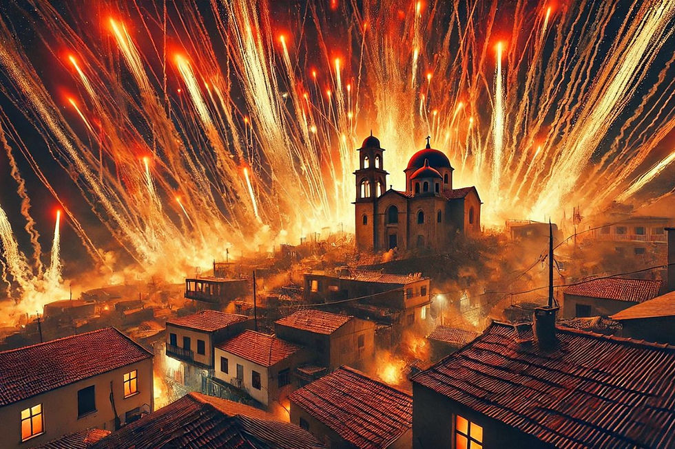 The Rocket War (Rouketopolemos) is a centuries-old tradition in Chios.