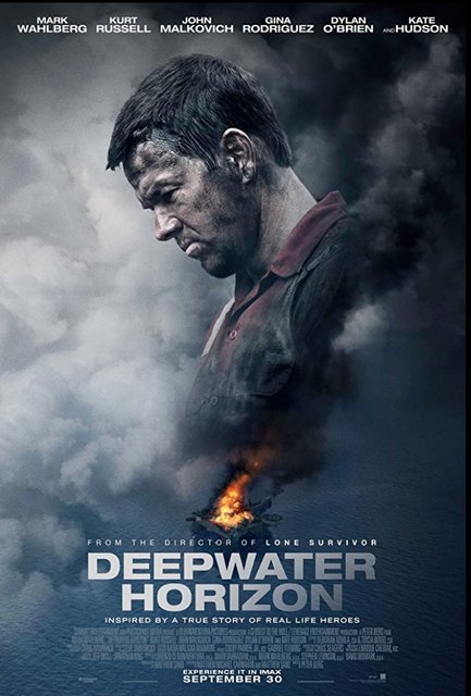 Movie poster for Deepwater Horizon directed by Peter Berg.  VFX produced by Tiffany Wu at BaseFx.